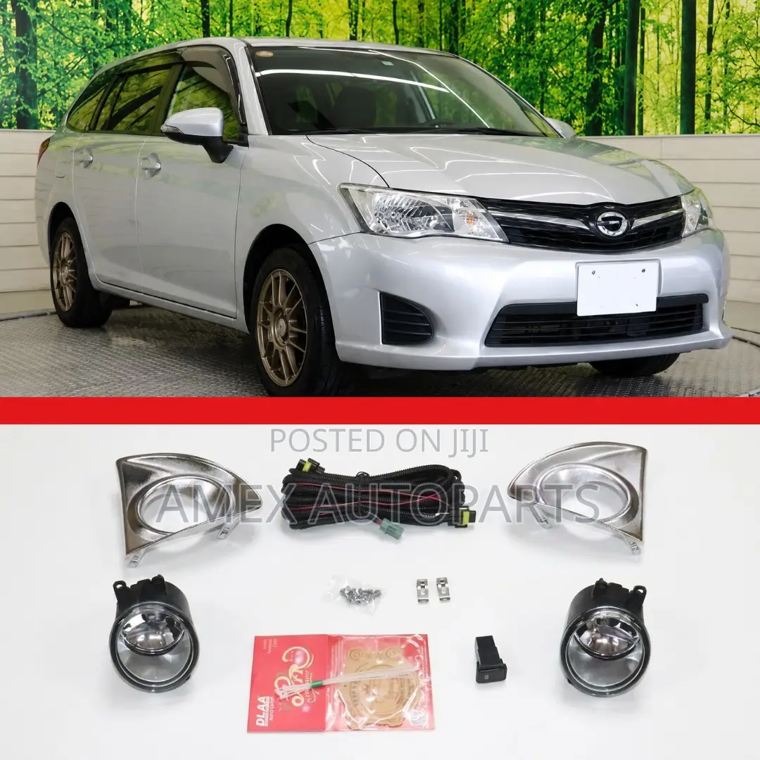 Fog Lamp Kit Toyota Axio Fielder 161 2012 - 2015 Chrome Cover
