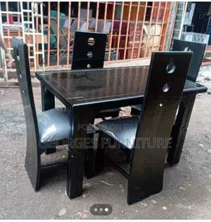 Black Dining Set