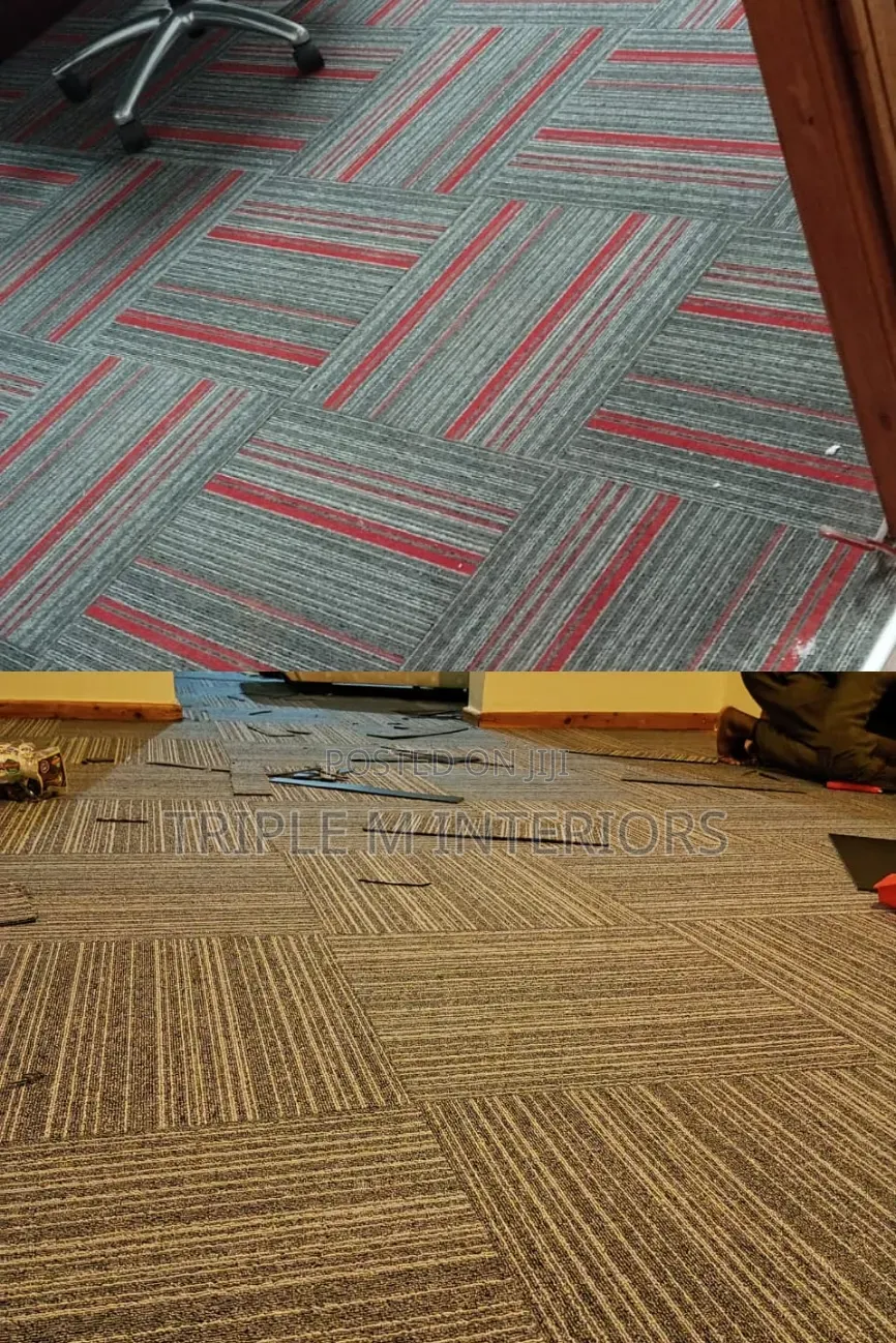 Long-Lasting Heavy Use Carpet Tiles