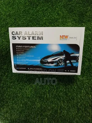 Universal Car Alarm System With Remote Control Security Lock