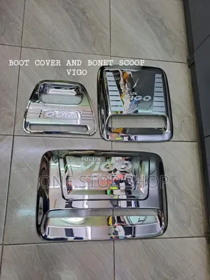 Chrome Finish Toyota Hilux Vigo Bonnet Hood Scoop