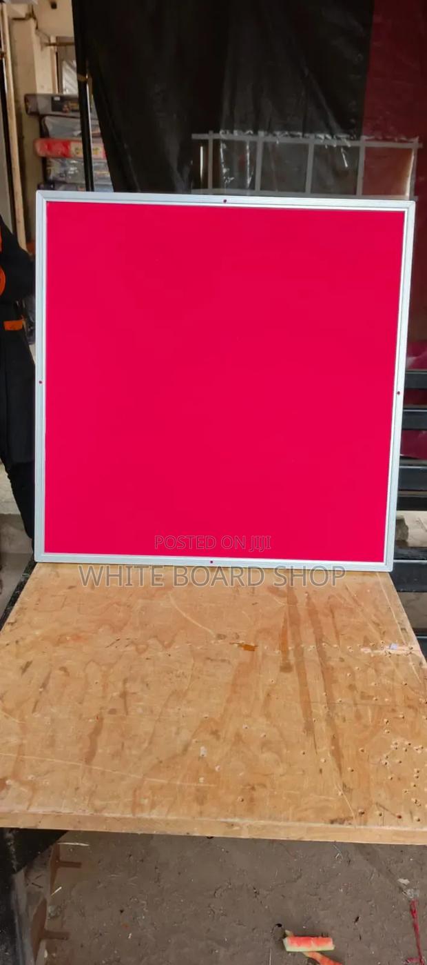 Red Notice Boards 2ft X 2ft- For Principal Office - thumbnail 2