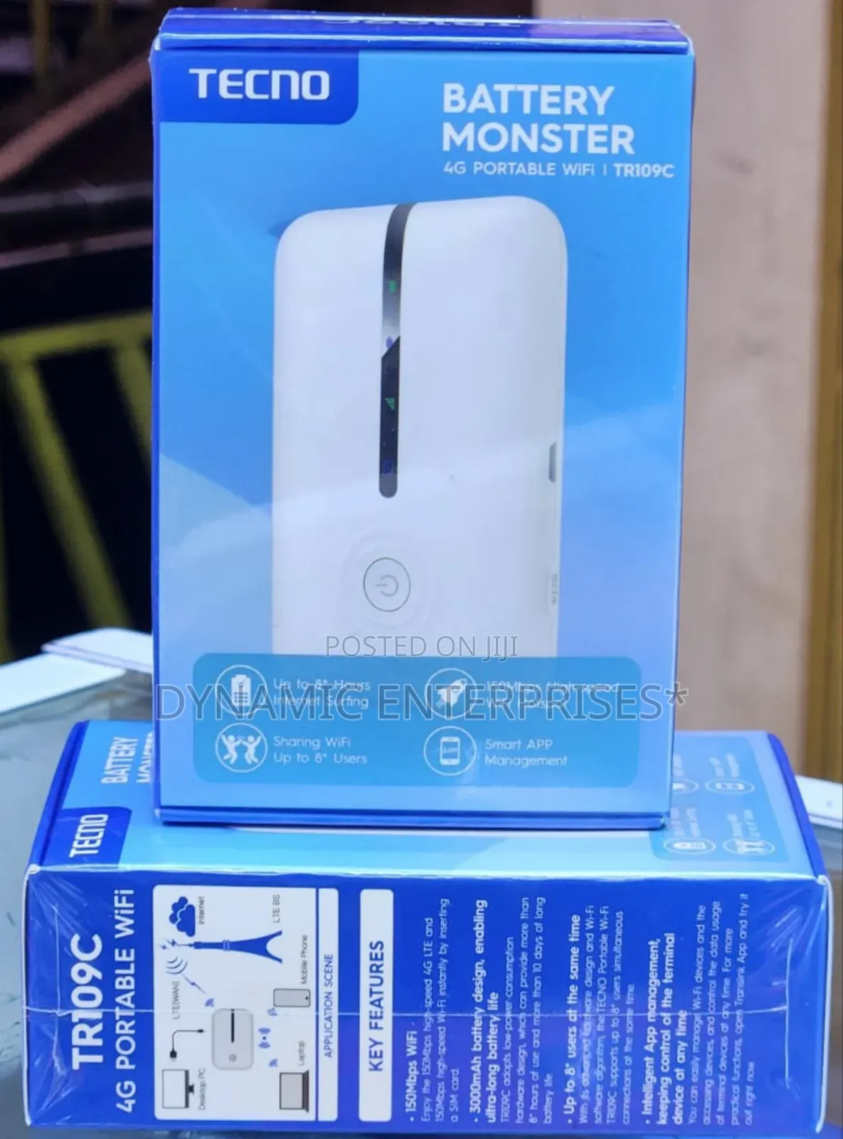 Tecno Pocket Mifi Support Safaricom, Itel,Faiba Simcard