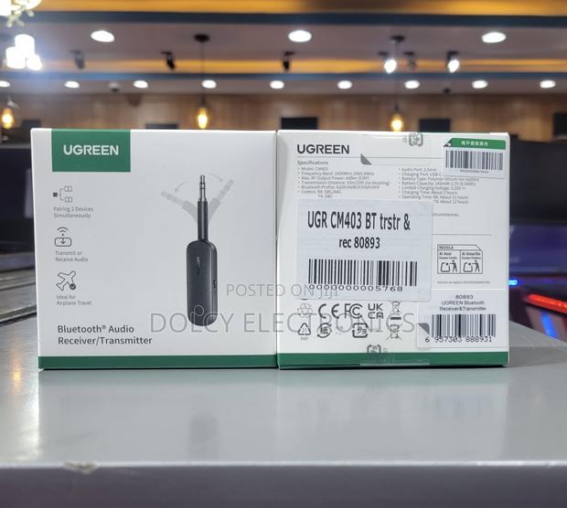 U Green Cm403 Bluetooth 5.0,2 in 1 Receiver and Transmitter