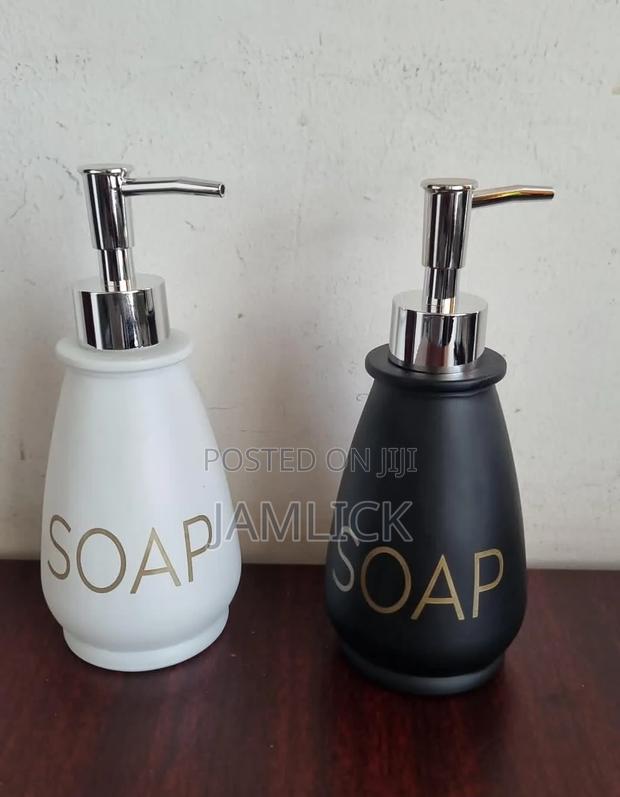 400ml Ceramic Glass Single Lotion Soap Dispenser - Pm - thumbnail 6