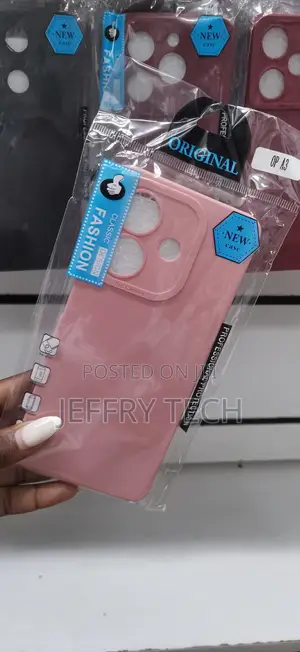 Oppo A3 Pink Fashion Brand Liquid Silicone Phone Case