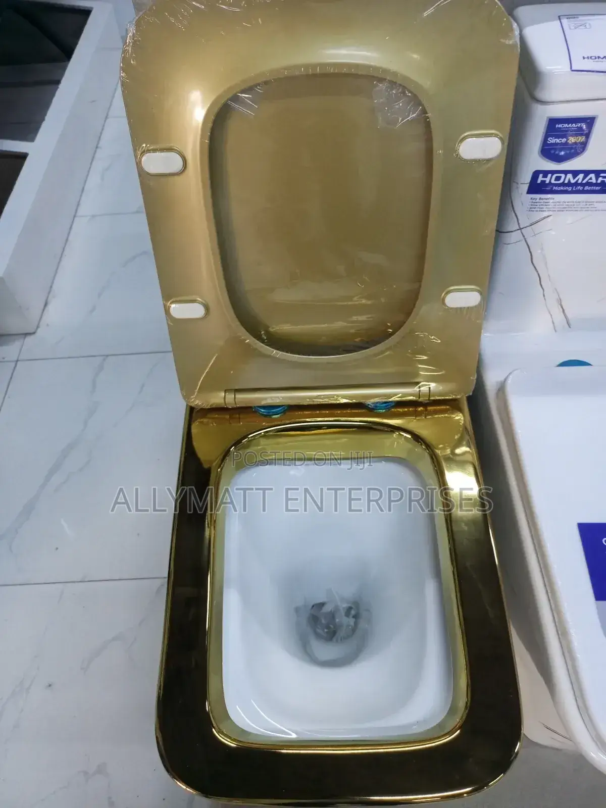 One Body Gold Coloured Toilet