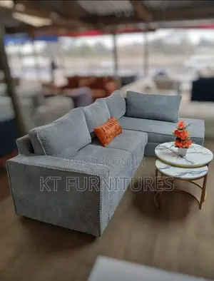 Grey Soft Cotton L Seat