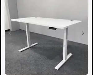 Pure White Standing Desk