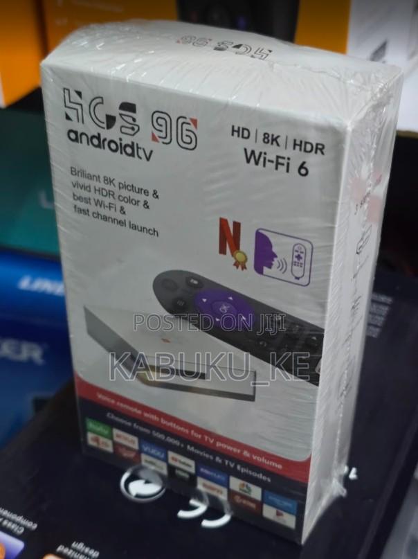 Hcs96 Tv Box Dual Wi-Fi Bt5.4 Voice Set-Top Box 4gb Ram 64gb Rom