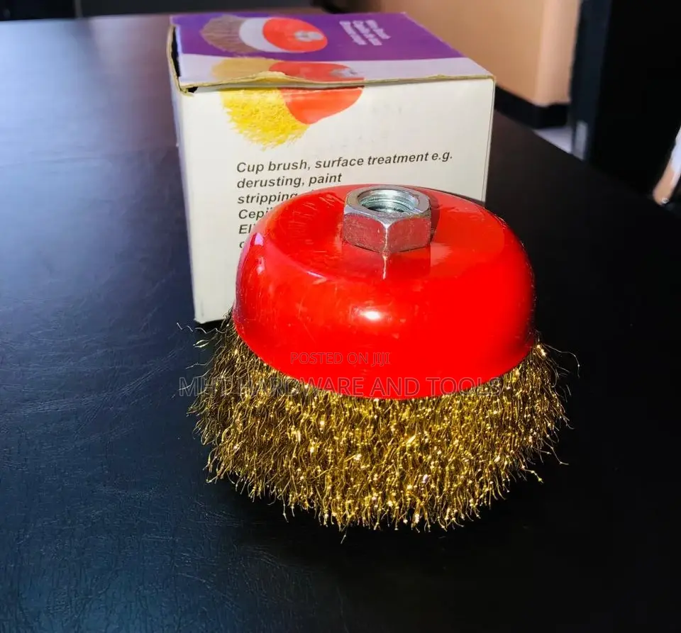 Twisted Cup Wire Brush 4"