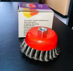 Twisted Cup Wire Brush 4"