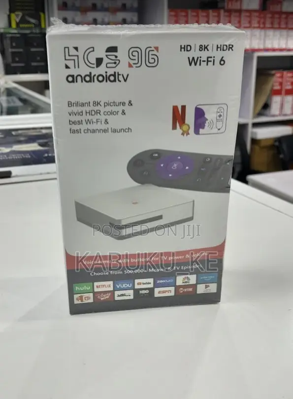 HCS 96 Tv Box Android Version 16 4gb Ram + 64gb Rom
