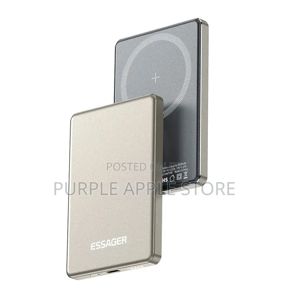 Essager Thin Magnetic Wireless Power Bank 5000mah 20w