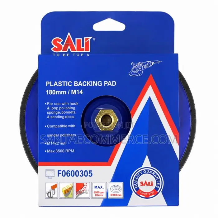 Sali 180mm Plastic Backing Pad for Angle Grinder – M14 Thread