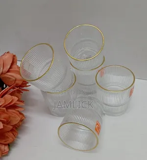 6pcs High Quality Borosilicate Water Juice Glasses - Bz