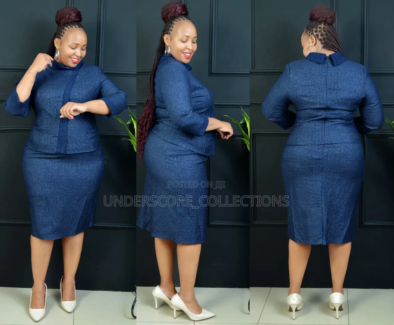 Executive Ladies Shortsleeved Skirt Suits