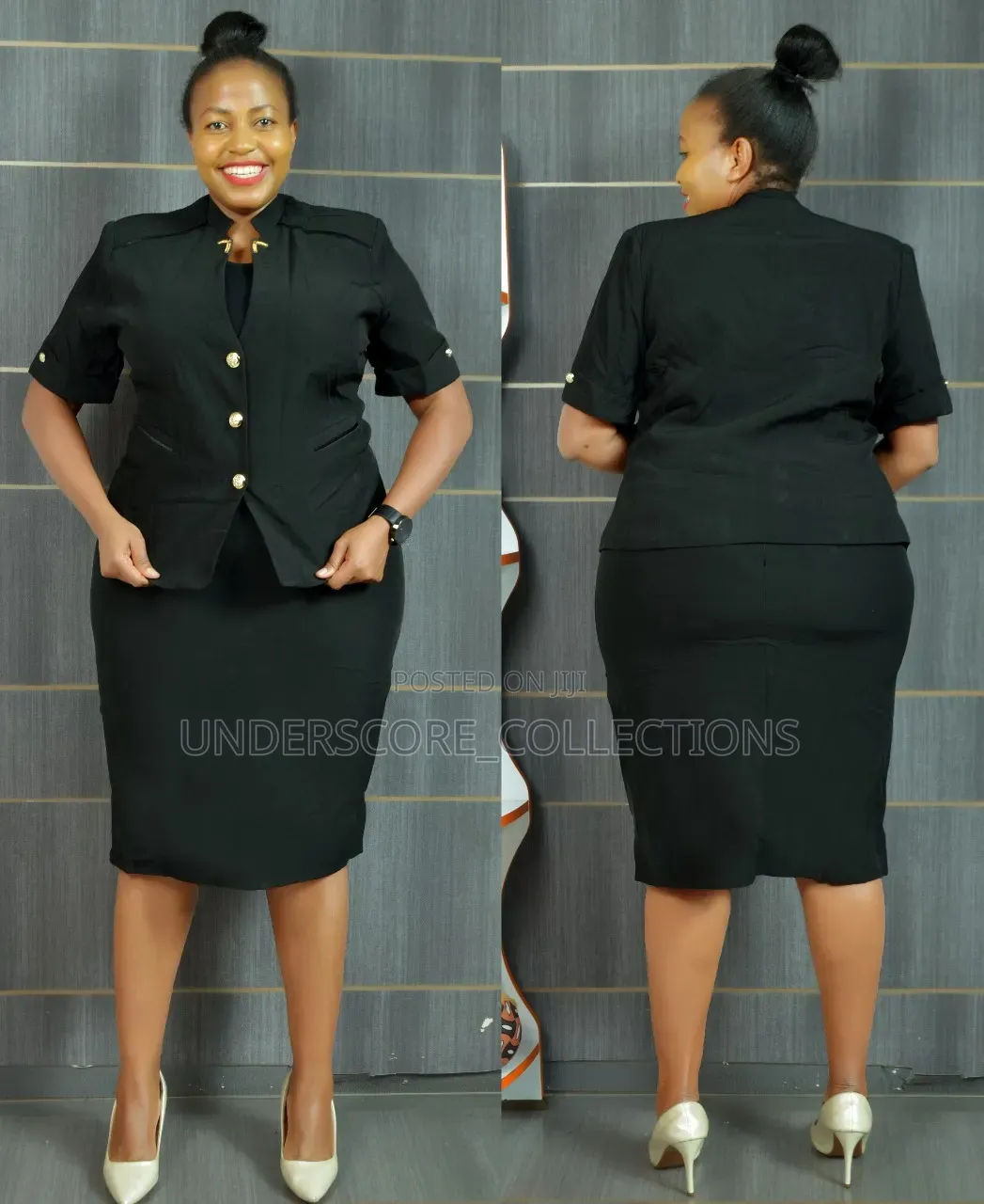 Executive Ladies Shortsleeved Skirt Suits