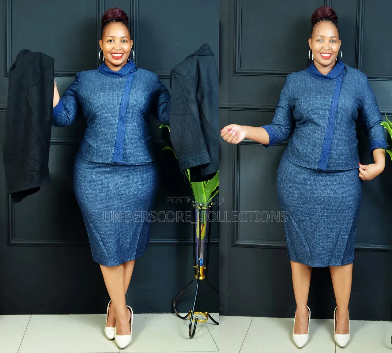 Executive Ladies Shortsleeved Skirt Suits