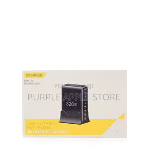 Essager 320w Gan Multi-Port Desktop Charger 4× Usb-a + 4× Type-C