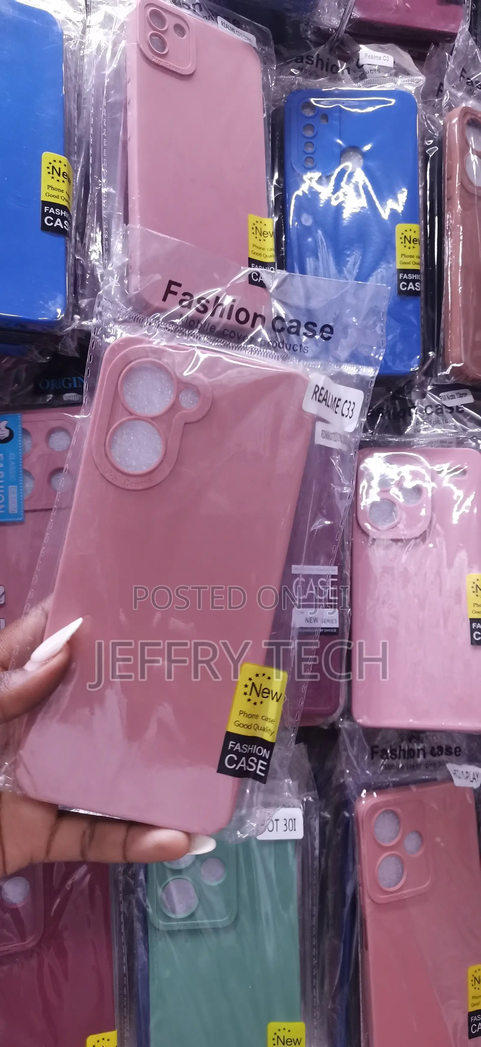 Realme C33 Soft Pink Ultra Thin Soft Silicone Case