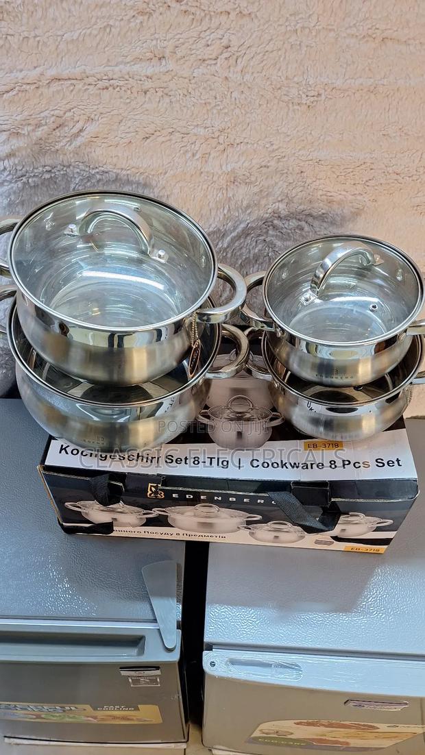 8 PCS Edenberg Cookware Set - thumbnail 2