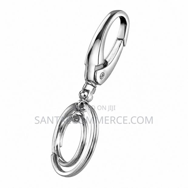 Premium Metal Swivel Keychain Clip - main view
