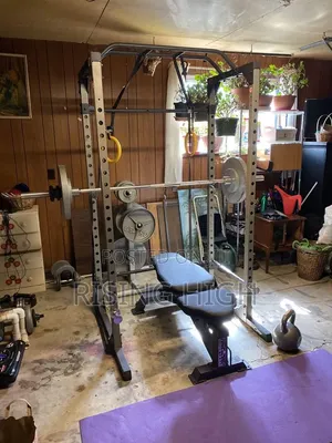 Half Power Rack Strong Home Gym Equipment
