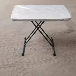 Outdoor Table: Durable Steel Frame Foldable Square Table