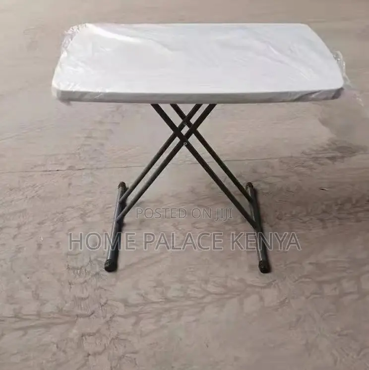 Outdoor Table: Durable Steel Frame Foldable Square Table