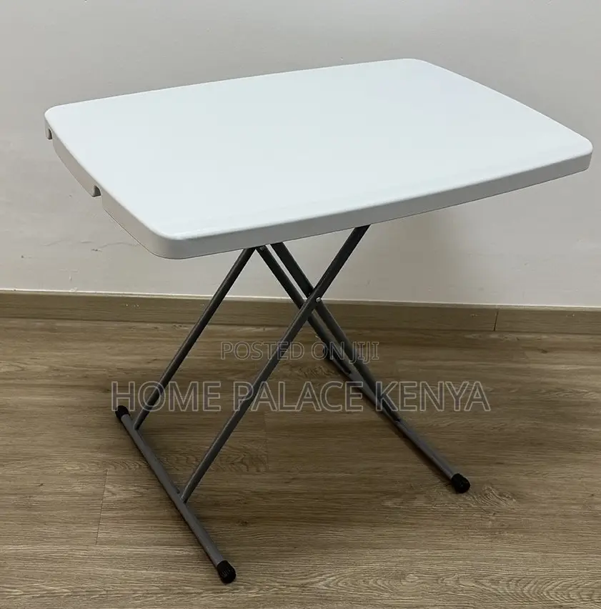 Outdoor Table: Durable Steel Frame Foldable Square Table