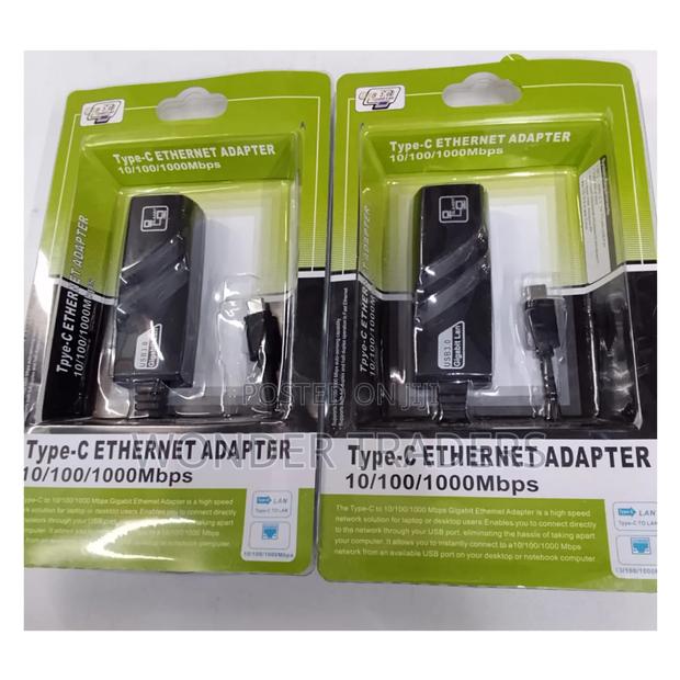 Type C to Ethernet Available