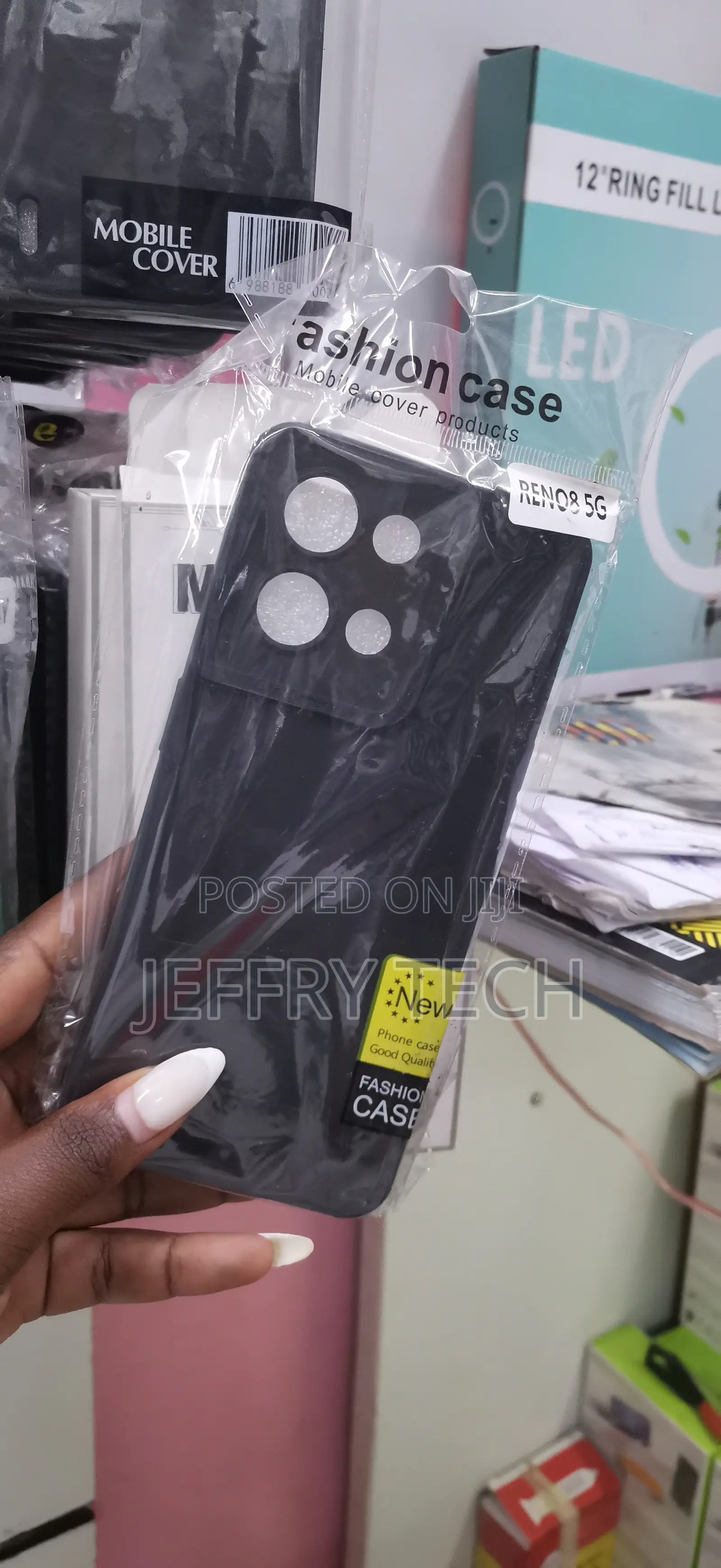 Oppo Reno 8 5g Silicone Soft Gel Rubber Shockproof Back Case Cover