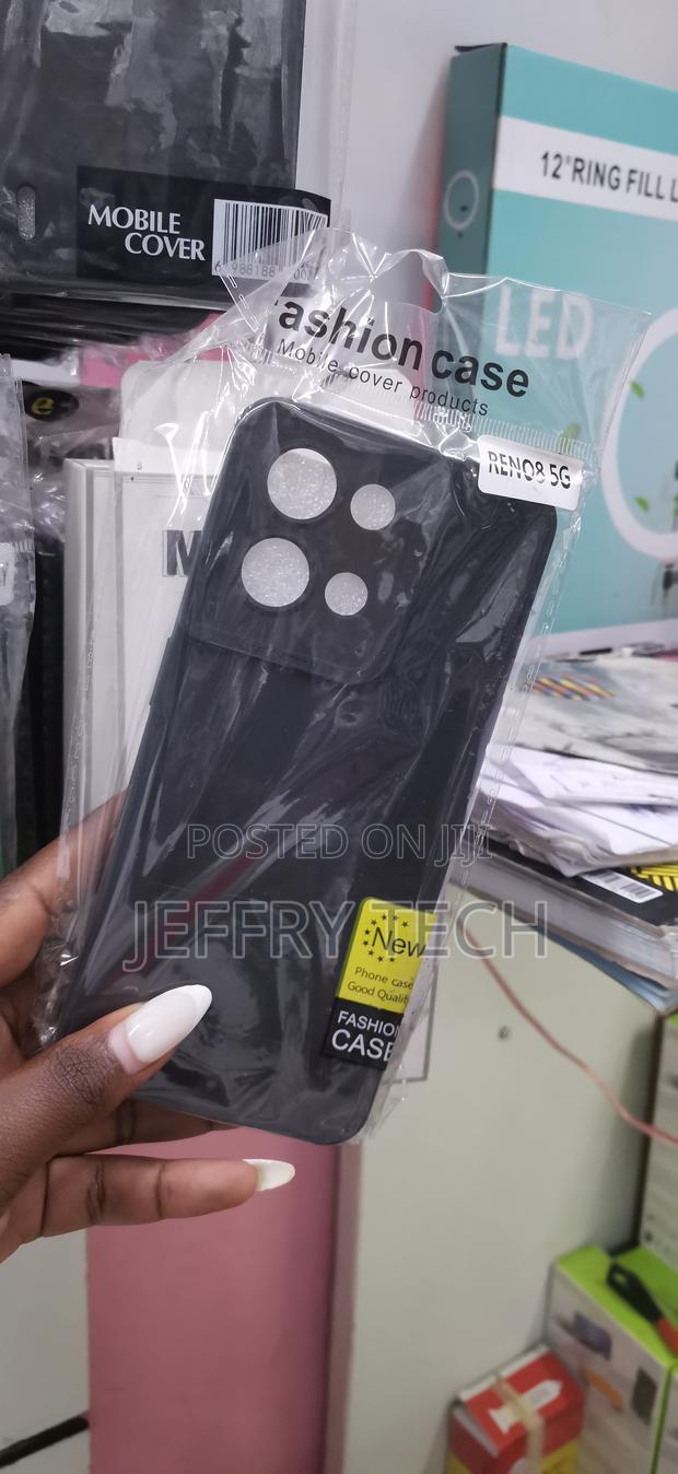 Oppo Reno 8 5g Silicone Soft Gel Rubber Shockproof Back Case Cover - thumbnail 2