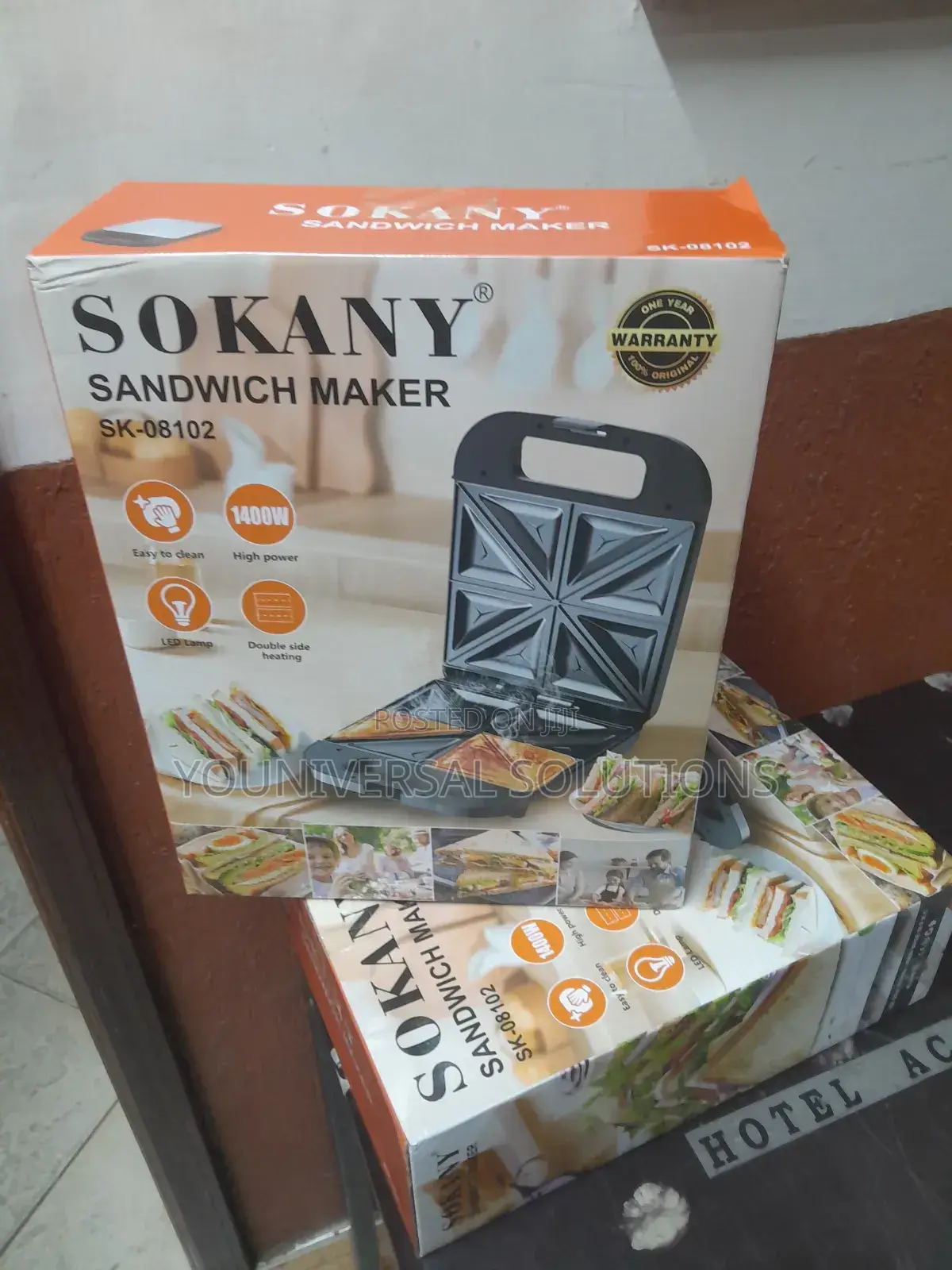 *Sokany Sandwich Maker* Thermostat Control
 *Sk115 Model*