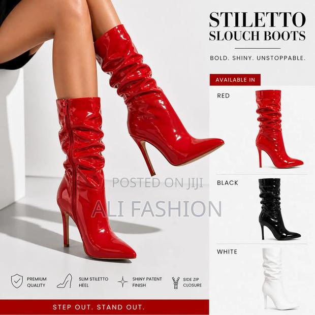 *Stiletto Knee High Boots*