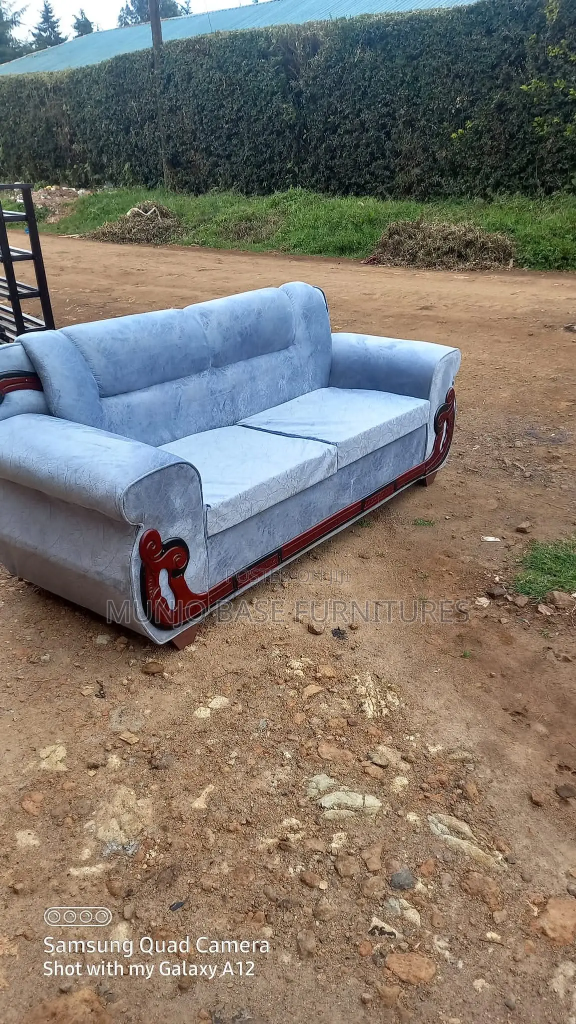 Classy Grey 3 Seater Sofa