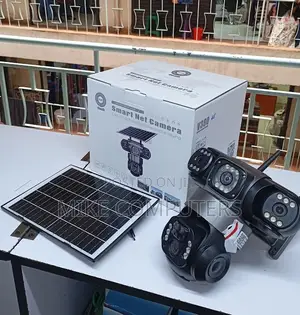 Smart Triple Lens Wifi Solar CCTV Camera With App