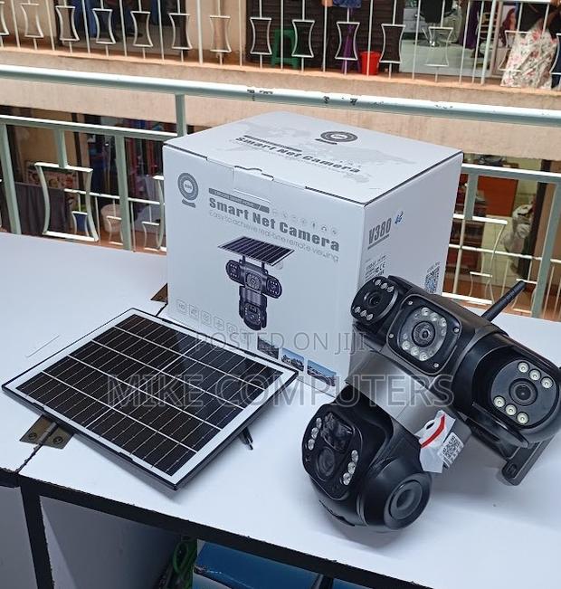 Smart Triple Lens Wifi Solar CCTV Camera With App