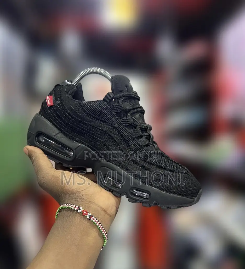 Nike Jean Air Max 95 Black / Off White X Levi Sizes:40-45
