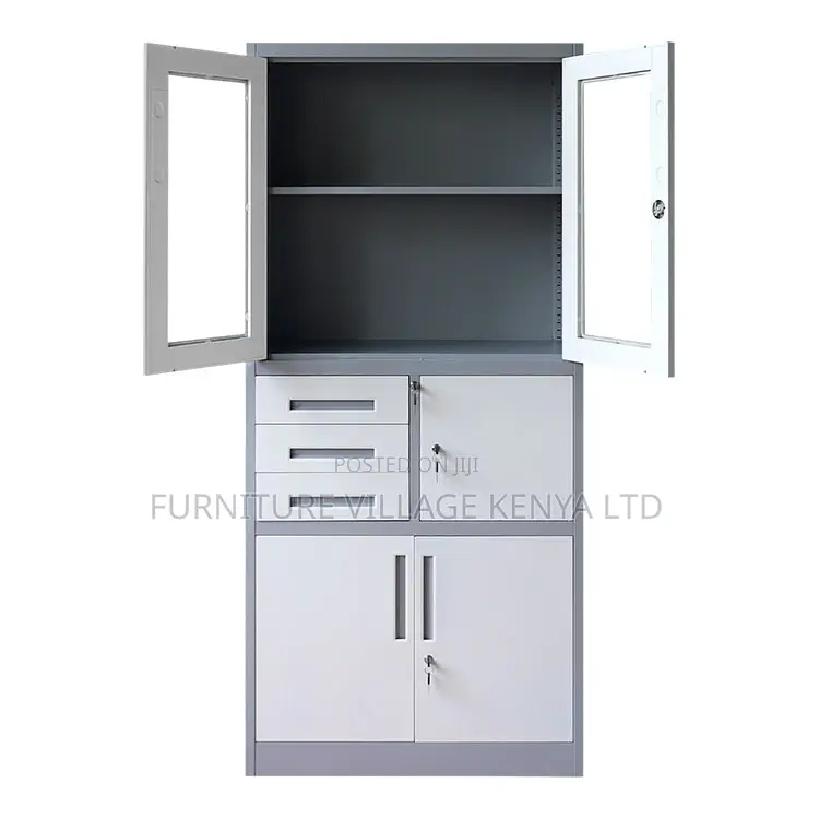 Office 2 Door Storage With Safe.