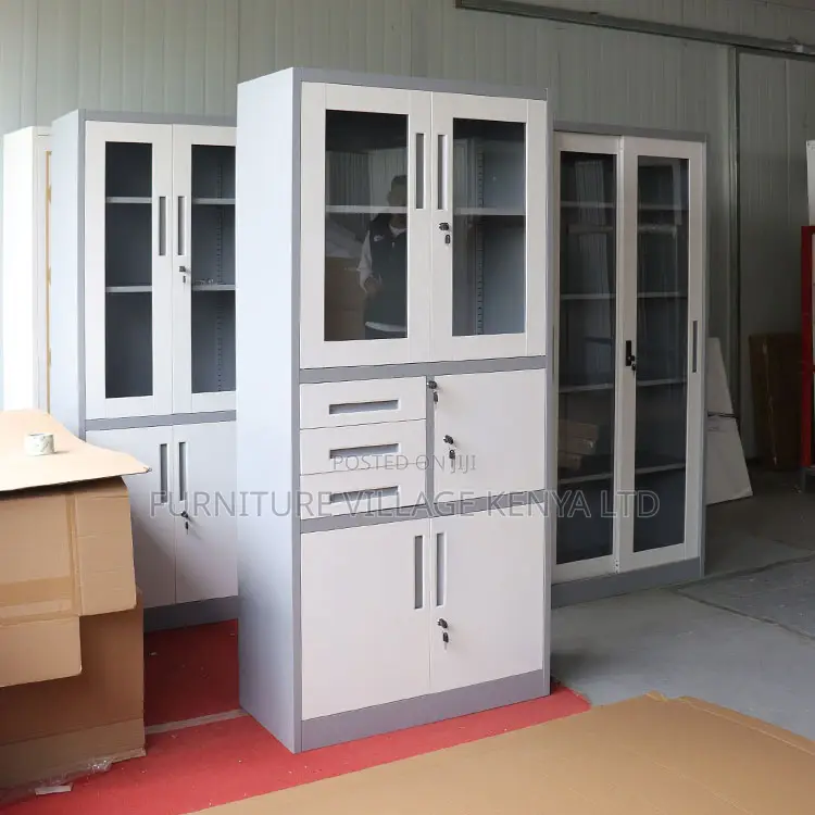 Office 2 Door Storage With Safe.