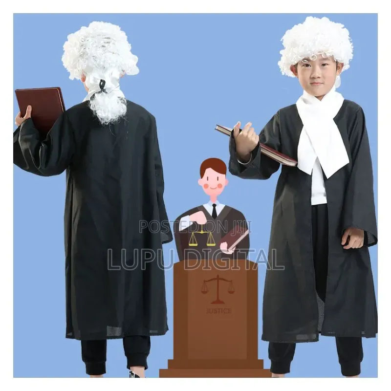 Kids Judge Costume Professional Court Outfit