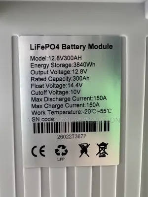 Lithium Iron Battery 12.8v 300ah