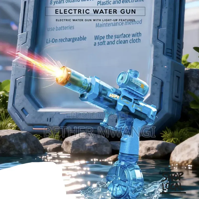 Electric Water Gun With Rechargeable Battery in Kenya