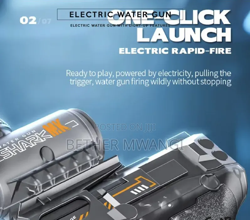 Electric Water Gun With Rechargeable Battery in Kenya