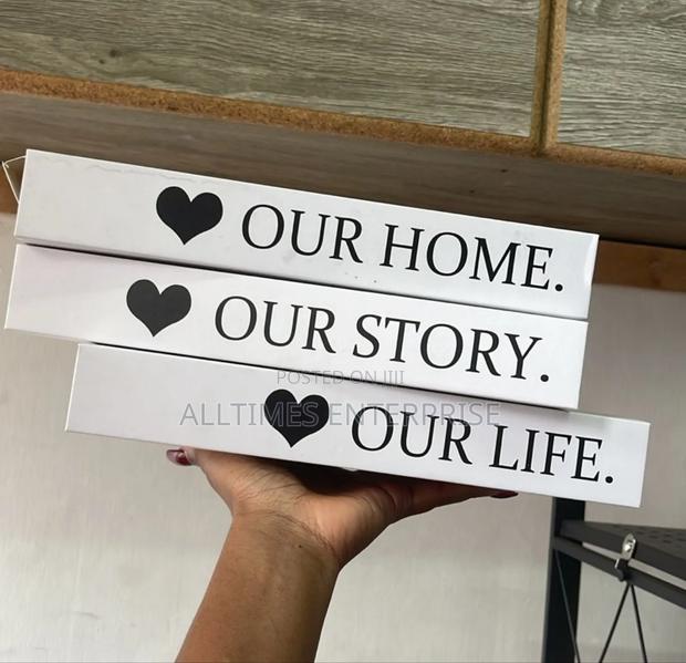 *Home Decor Dummy Books for Home Decoration* Color: White