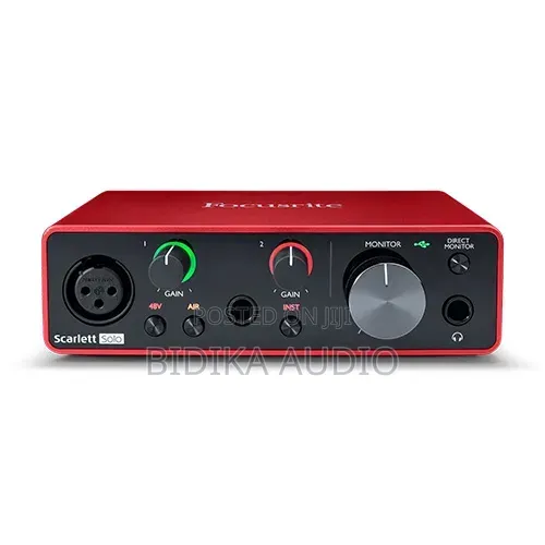 Focusrite Scarlett Solo (3rd Gen) Usb Audio Interface
