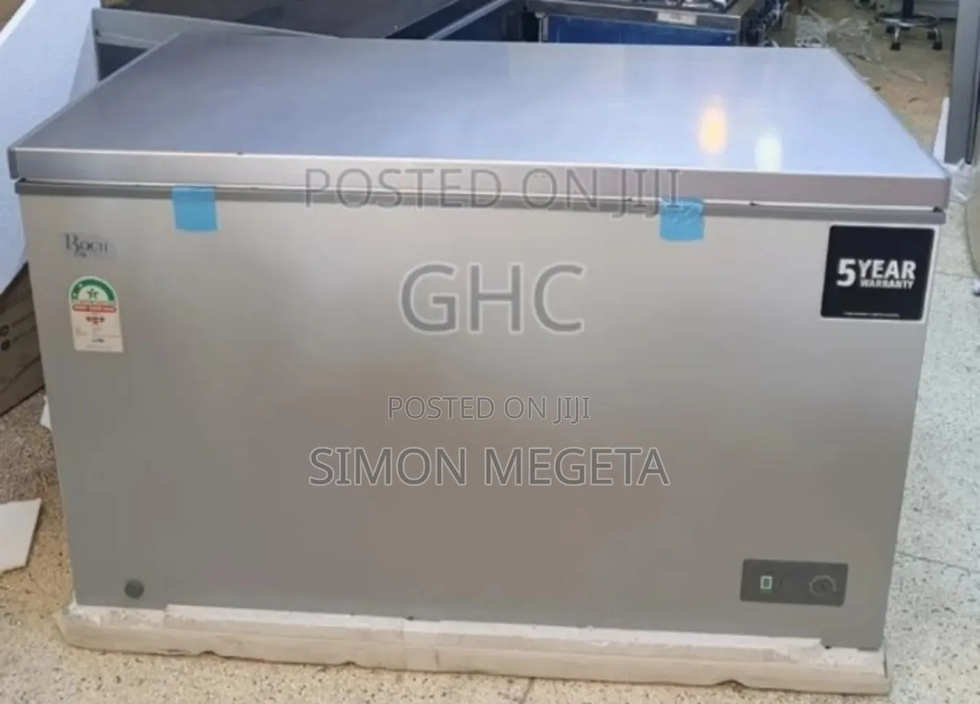 Silver New Roch 380l Freezer