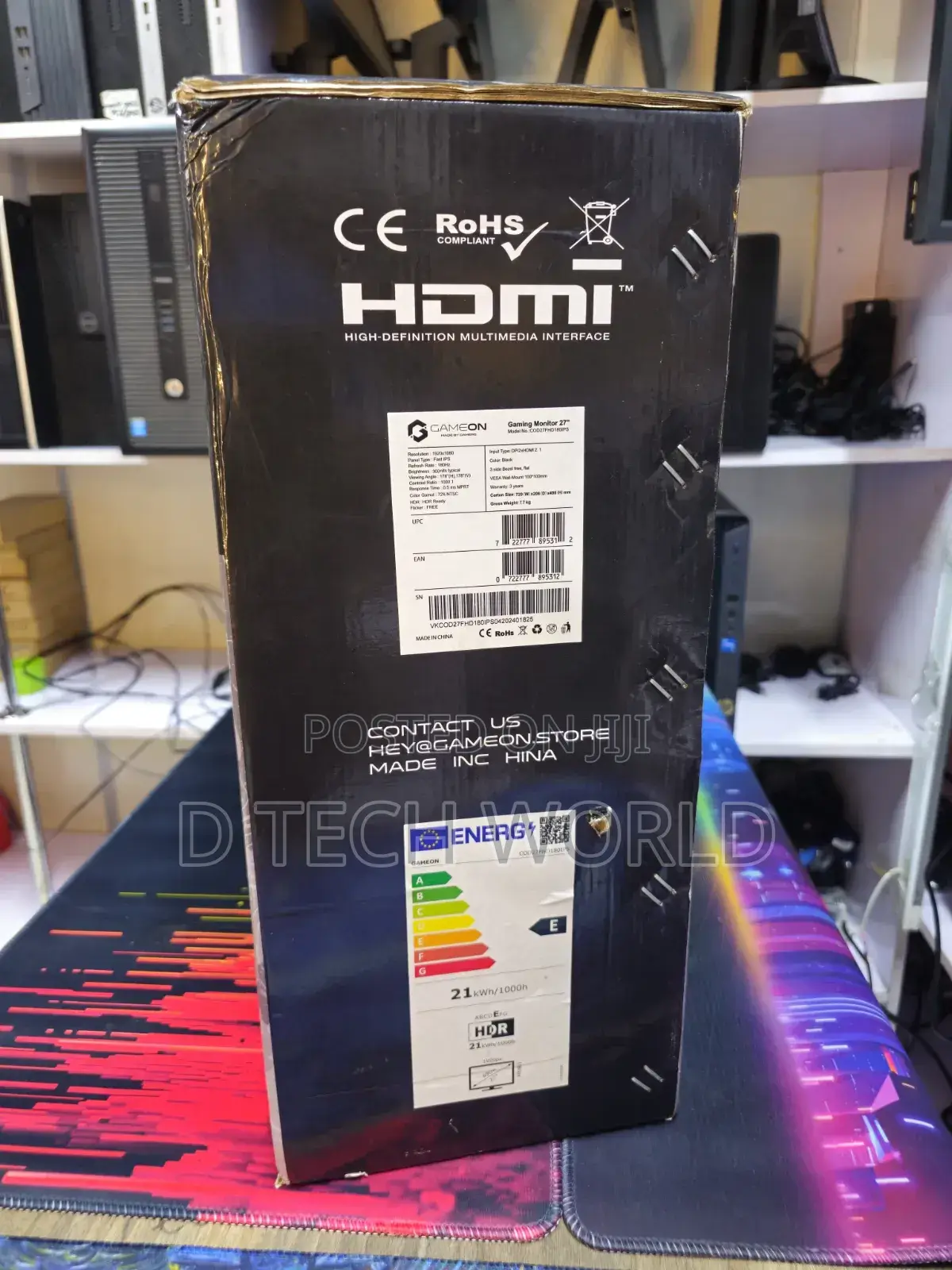 Gameon Call of Duty Limited Series Gaming Monitor Cod27fhd1801ps